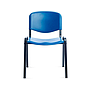 ROCADA - Silla confidente estructura metalica respaldo y asiento en polimero color azul (Ref. 975V15-3)