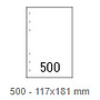 FINOCAM - RECAMBIO ARCHIVADOR PARA OPEN 500 - 117x181mm - 2 Anillas (Ref.R569-1968060)