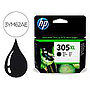 HP ( HEWLETT PACKARD ) - Ink-jet 305xl deskjet 1210 / 1212 / 1255 / 2732 / 2752 / 4155 / 4158 envy 6020 / 6052 /6055 / 6420 negro 240 (Ref. 3YM62AE)