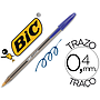 BIC - Boligrafo Cristal Azul Trazo 0.4 mm (Ref.8373609)