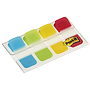 POST-IT - Index RIGIDO MINI, DISPENSADOR ROJO, AMARILLO, LIMA, AZUL FUNDA 4X10 676-ALYR-EU (Ref.70005276285)