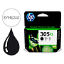HP ( HEWLETT PACKARD ) - Ink-jet 305xl deskjet 1210 / 1212 / 1255 / 2732 / 2752 / 4155 / 4158 envy 6020 / 6052 /6055 / 6420 negro 240 (Ref. 3YM62AE)