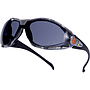 DELTAPLUS - Gafas de proteccion ajustable pacaya smoke policarbonato ahumado (Ref. PACAYNOFU)
