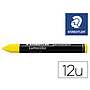 STAEDTLER - Cera para marcar amarillo lumocolor permanente omnigraph 236 caja de 12 unidades (Ref. 236-1)