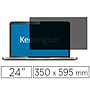 KENSINGTON - Filtro para pantalla privacidad 24\" extraible 2 vias panoramico 16:9 350x595 mm (Ref. 626487)