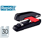 RAPID - Grapadora so30c plastico negro/rojo capacidad 30 hojas usa grapas omnipress 30 (Ref. 5000550)