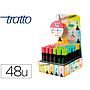 TRATTO - Rotulador video pastel fluorescente expositor de 48 unidades colores surtidos (Ref. F835900)
