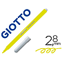 GIOTTO - Rotulador turbo color lavable con punta bloqueada unicolor amarillo (Ref. 485002)
