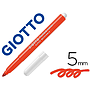 GIOTTO - Rotulador turbo maxi lavable con punta bloqueada unicolor rojo (Ref. 456011)