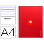 ANTARTIK - Cuaderno espiral liderpapel A4 micro tapa forrada80h 90 gr horizontal 1 banda 4 taladros color frambuesa (Ref. KB29)