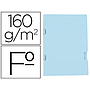 LIDERPAPEL - Subcarpeta folio azul tres uñeros plastificada 160g/m2 (Ref. SC41)