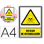 ARCHIVO 2000 - Pictograma riesgo de intoxicacion pvc amarillo luminiscente 210x297 mm (Ref. 6172-02 AM)