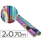 LIDERPAPEL - Papel fantasia infantil frozen rollo de 2x0,70 mt papel 60 gr modelos surtidos (Ref. 01017017)