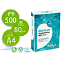 NAUTILUS - Papel fotocopiadora superwhite 100% reciclado din A4 80 gramos paquete de 500 hojas (Ref. 013408010001)