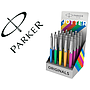 PARKER - Boligrafo jotter plastic original expositor de 20 unidades colores surtidos (Ref. 2075422)
